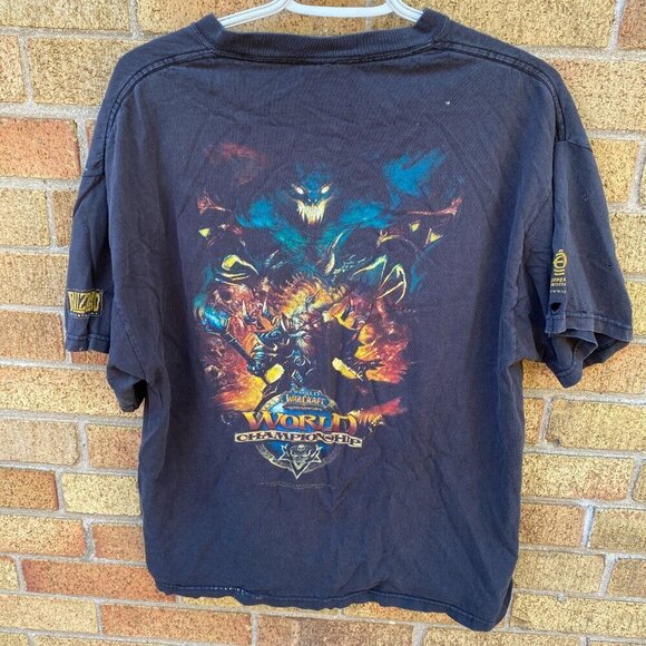 RARE World of Warcraft Championships Competitor T Shirt XL Black Blizzard - Picture 3 of 13